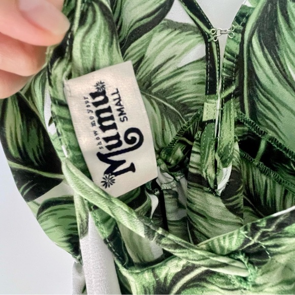 Show Me Your Mumu Sydney Cover Up in Frond if You, Size Small - Picture 6 of 7